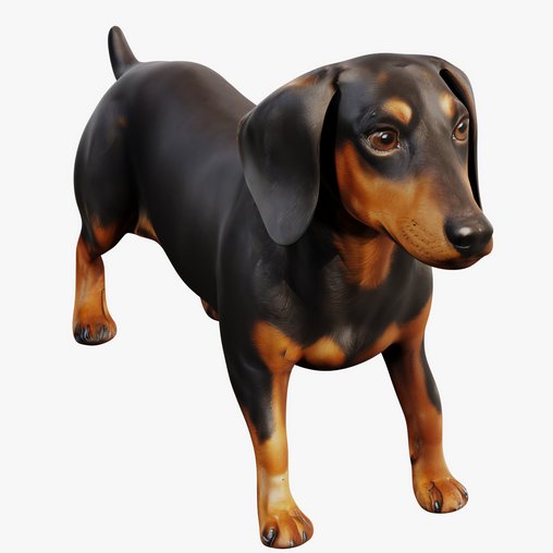 dachshund 3d model Download  Buy 3dbrute