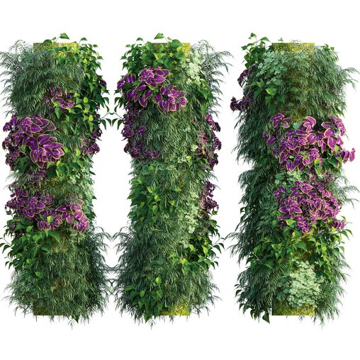 Vertical garden 26 3d model Download  Buy 3dbrute