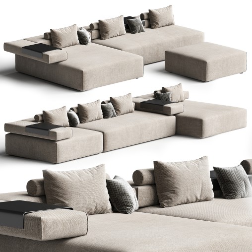 CINDER BLOCK modular sofa 1-2