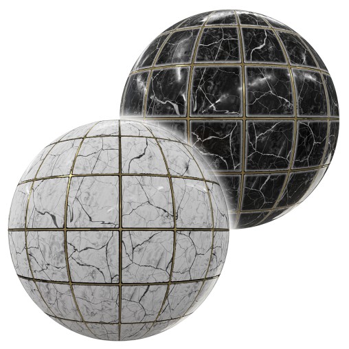 FB2 Marble Floor Tile stone | 4K | PBR | 2MAT