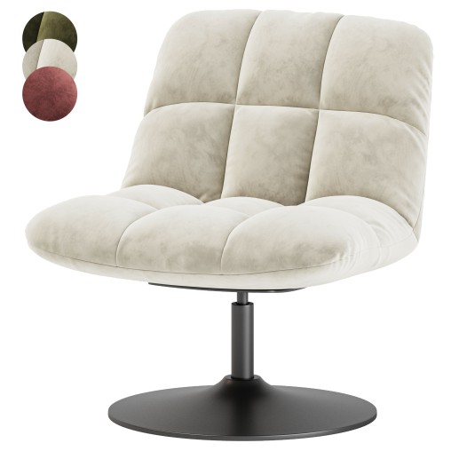 Bar lounge or velvet chair