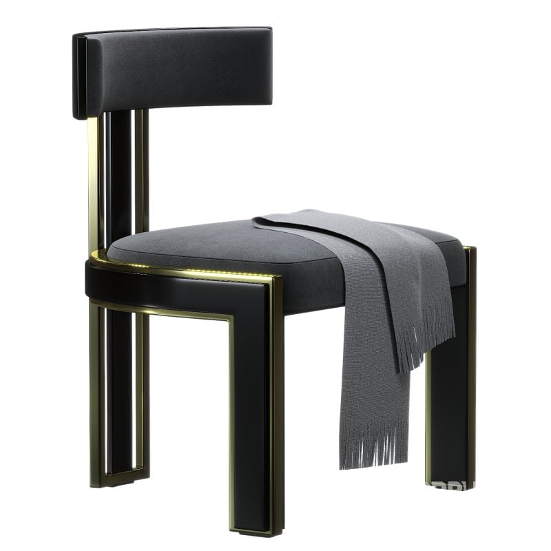Bellus Dining Chair – Black Lacquer
