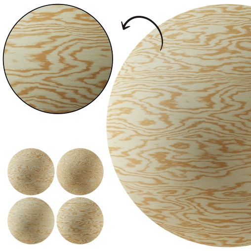 Pine Plywood (Seamless)