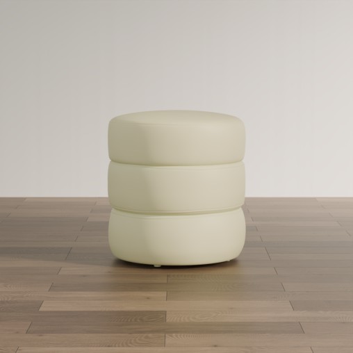 Modern Round Pouffe