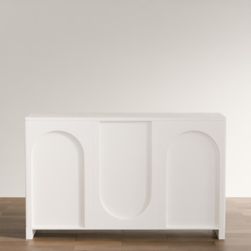 Modern Sculptural Console Table