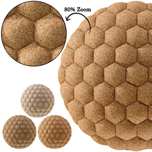 Wood Waste & Cocoa Husks – Acoustic Wall Tile