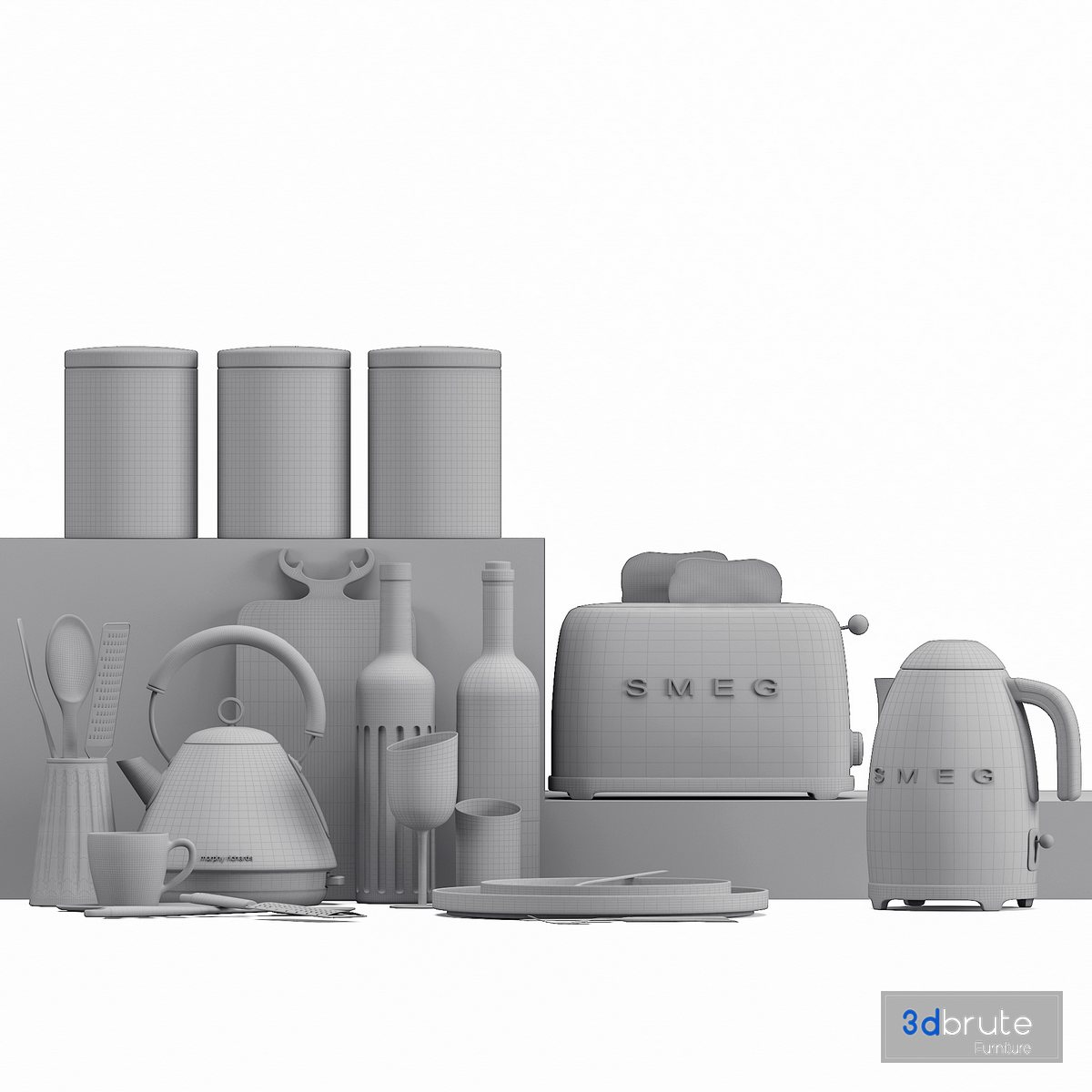 Kitchen Accessories-09 3D model