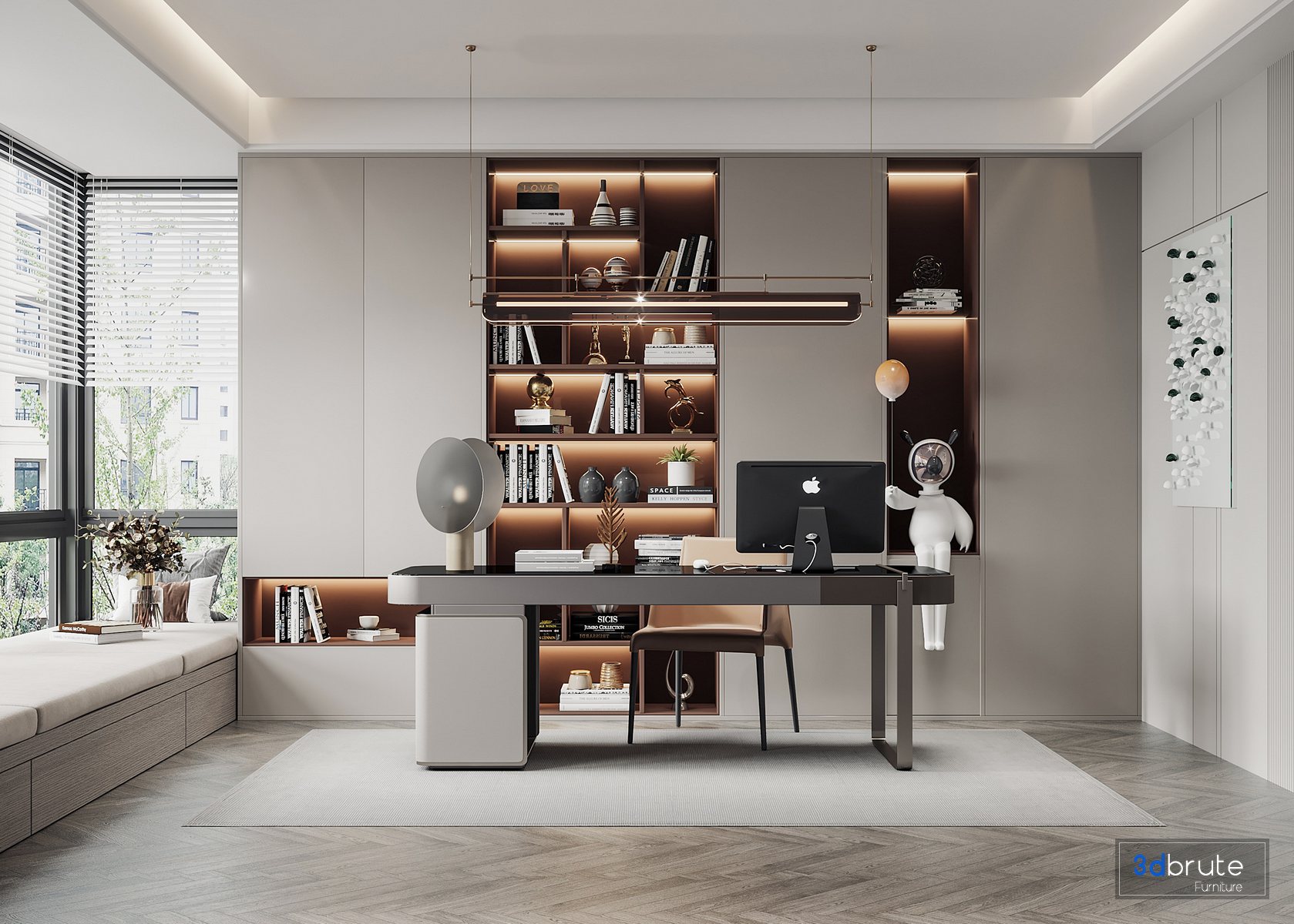 Office 3 3d Model Buy Download 3dbrute