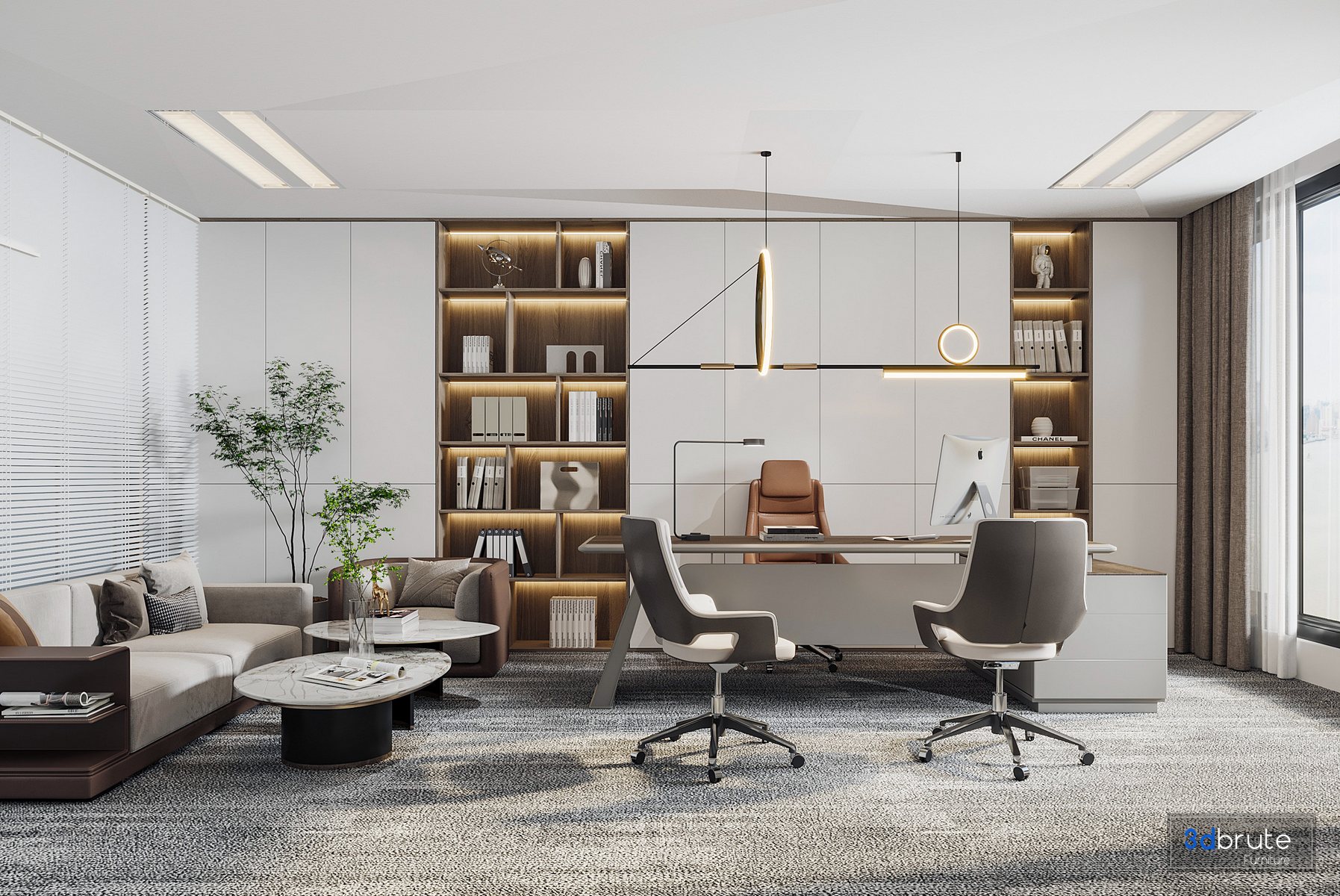 Office 26 3d model Buy Download 3dbrute