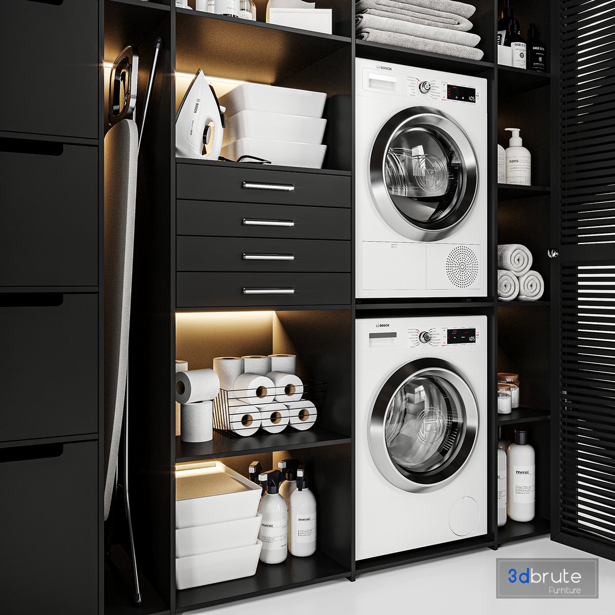 Laundry Room 3d model Buy Download 3dbrute