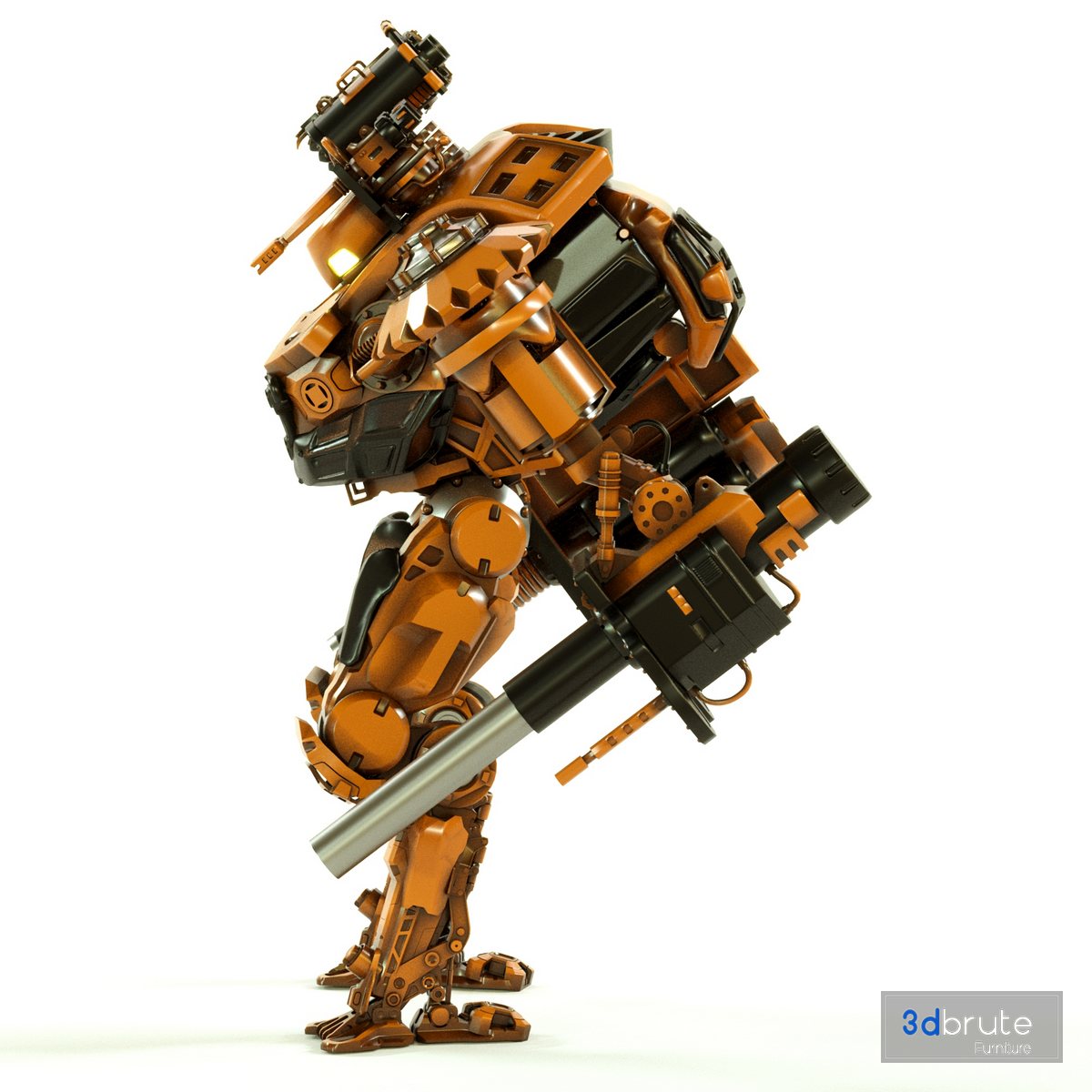 Emo robot 3d model Buy Download 3dbrute
