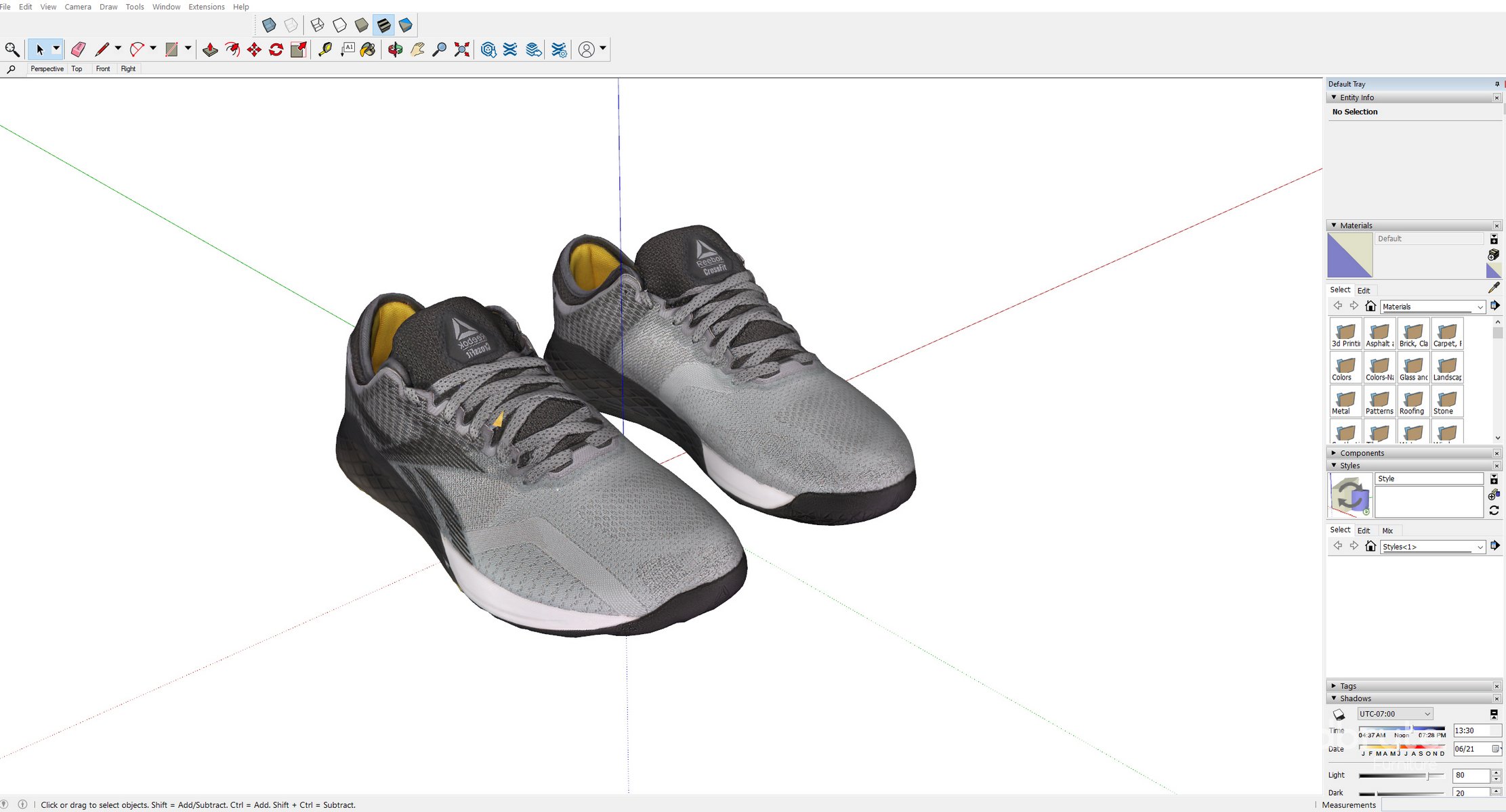 Reebok Crossfit Shoes - 3dbrute : 3dmodel furniture and decor