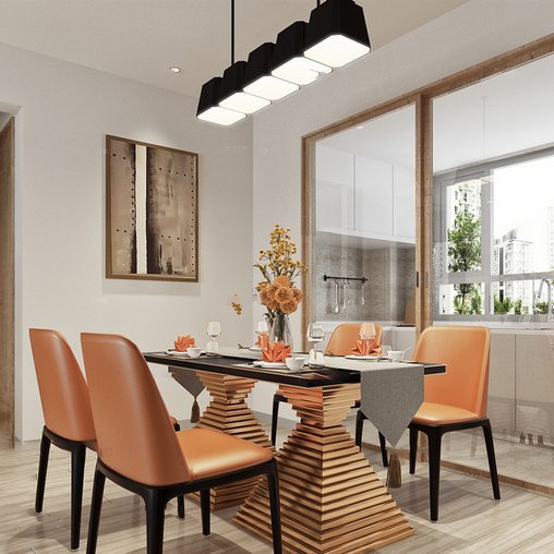 Kitchen & Dining Room A007Modern style