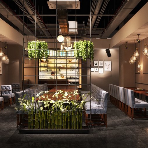 Restaurant & coffee H015Industrial style