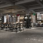 Restaurant & coffee H029Industrial style