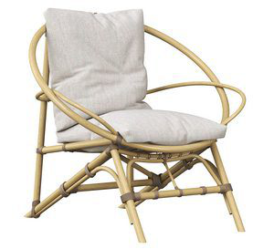 Armchair Pottery Barn Luling Rattan