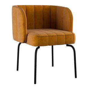 Velour dining chair Douna