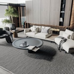 Modern sofa and table combination