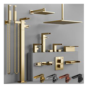 the watermark collection EDGE bathroom faucet set