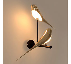 Birds wall light