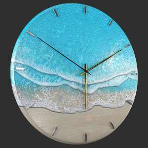 Clock Sea Wave