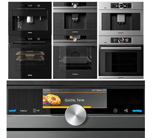 Miele-Siemens and Bosch double oven and coffeemaker collection