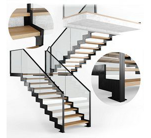 Modern interior stair 09